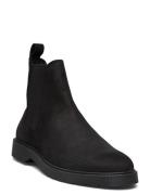 Selected Slhtim Suede Chelsea Boot B Svart