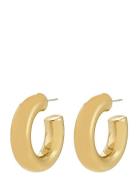 Pilgrim Phase Medium Hoops Gold-Plated Guld