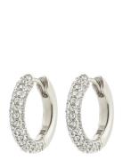 Pilgrim Tatum Medium Hoops Silver-Plated Silver