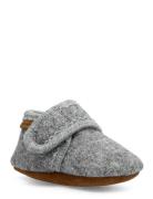 En Fant Baby Wool Slippers Grå