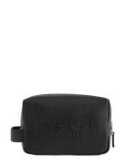 GANT Leather Wash Bag Svart