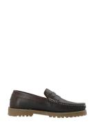 Bianco Biagreg Penny Loafer Texas Tumbled Brun