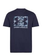 Under Armour Ua Abc Camo Boxed Logo Ss Marinblå