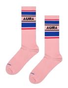 Happy Socks Aura Sneaker Sock Rosa