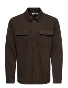 ONLY & SONS Onsnewkodyl Overshirt Sweat Noos Brun