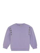 Daily 7 Sweater Embroidery Sleeve Lila