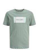 Jack & J S Jjhayato Tee Ss Crew Neck Jnr Grön