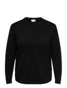 ONLY Carmakoma Carmargaretha Ls Button Pullover Knt Svart