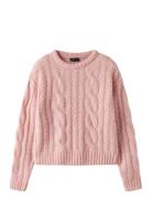 LMTD Nlfnaible Ls Short Knit Rosa