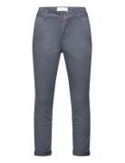 Mango Plain Chino Trousers Blå
