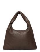 Gina Tricot Braided Large Bag Brun