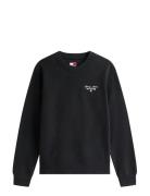 Tommy Jeans Tjw Reg Ess Logo 1 Crew Ext Svart