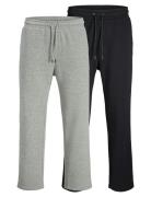 Jack & J S Jpstkane Bradley Uncuffed Swt Pant 2Pkmp Grå