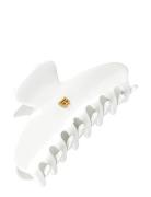 Balmain Hair Couture Cellulose Acetate Pince À Cheveux Medium White Vi...