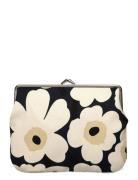 Marimekko Mini Unikko Puolikas Coinpurse Svart