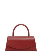 SUI AVA Overlapping Closure Handbag Burgundy