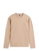 Tommy Jeans Tjm Reg Badge Tee Ls Beige