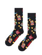 Happy Socks Chips Bag Sock Svart