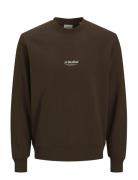 Jack & J S Jjesoho Sweat Crew Neck Noos Brun