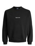 Jack & J S Jornorrebro Emb Sweat Crew Noos Svart