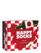 Happy Socks 2-Pack Wine Gift Set Röd