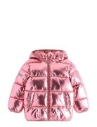 Lindex Puffer Jacket Small Kids Rosa