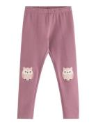 Lindex Leggings Med Børstet Inderside Rosa