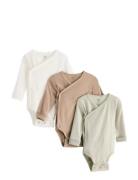 Lindex Body Wrap Basic 3 Pack Multi/patterned