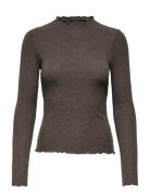 ONLY Onlemma L/S High Neck Top Noos Jrs Brun