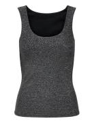 ONLY Onlea Glitter S/L 2-Ways Top Jrs Noos Svart