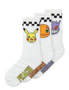 Name It Nkmjanaka Pokemon 3P Tennis Sock Sky Vit