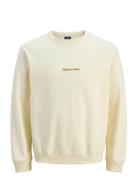 Jack & J S Jornorrebro Emb Sweat Crew Noos Jnr Kräm