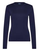 Polo Ralph Lauren Slim Fit Cotton Long-Sleeve Tee Marinblå