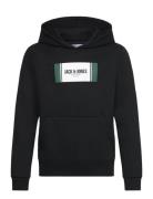 Jack & J S Jjhayato Sweat Hood Jnr Svart