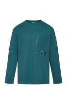 United Colors Of Benetton T-Shirt L/S Blå