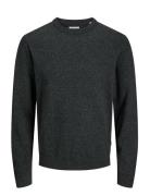 Jack & J S Jjeperfect Wool Knit Crew Neck Sn Grå