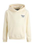 Jack & J S Jornorrebro Typo Back Sweat Hood Sn Jnr Kräm