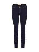 MOS MOSH Victoria 7/8 Silk Touch Jeans Blå