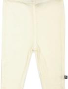 Smallstuff Legging, Denim Melange Drop Needle, Merino Wool Kräm