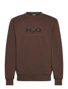 H2O Logo Sweat O'neck Brun