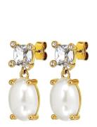 Dyrberg/Kern Antonia Sg Crystal / White Pearl Guld