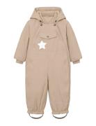 MINI A TURE Matwisti Fleece Lined Snowsuit. Grs Beige