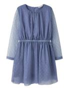 Name It Nkfvabos Ls Dress Noos Blå