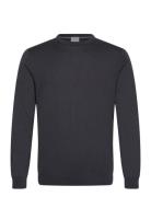 Lindbergh Black 100 % Merino Crew Neck Knit Grå