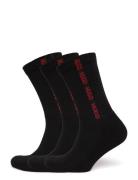 HUGO 3P Qs Rib Tape Md Svart