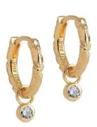 Enamel Copenhagen Hoops, Belle Cz Guld