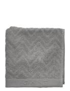 GANT Jacquard Herringb Towel 30X50 Grå