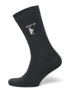 Lindbergh Embroidery Bamboo Sock Grå