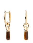 PD Paola Pdpaola Tiger Eye Jupiter Single Hoop Guld