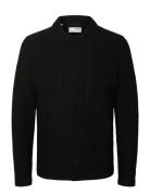 Selected Slhnealy Ls Knit Workwear Cardigan Noos Svart
